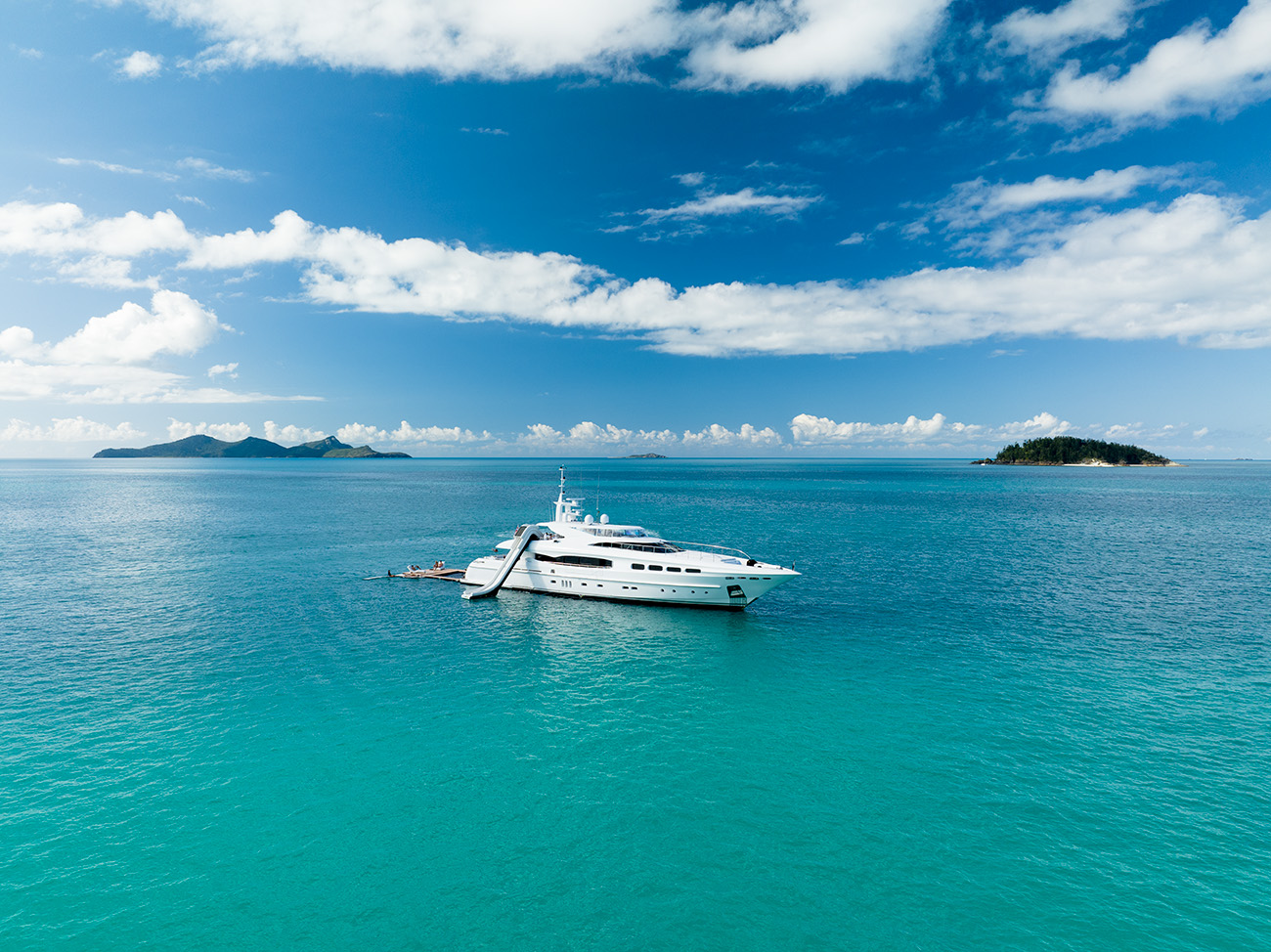 Superyacht charter on the Great Barrier Reef