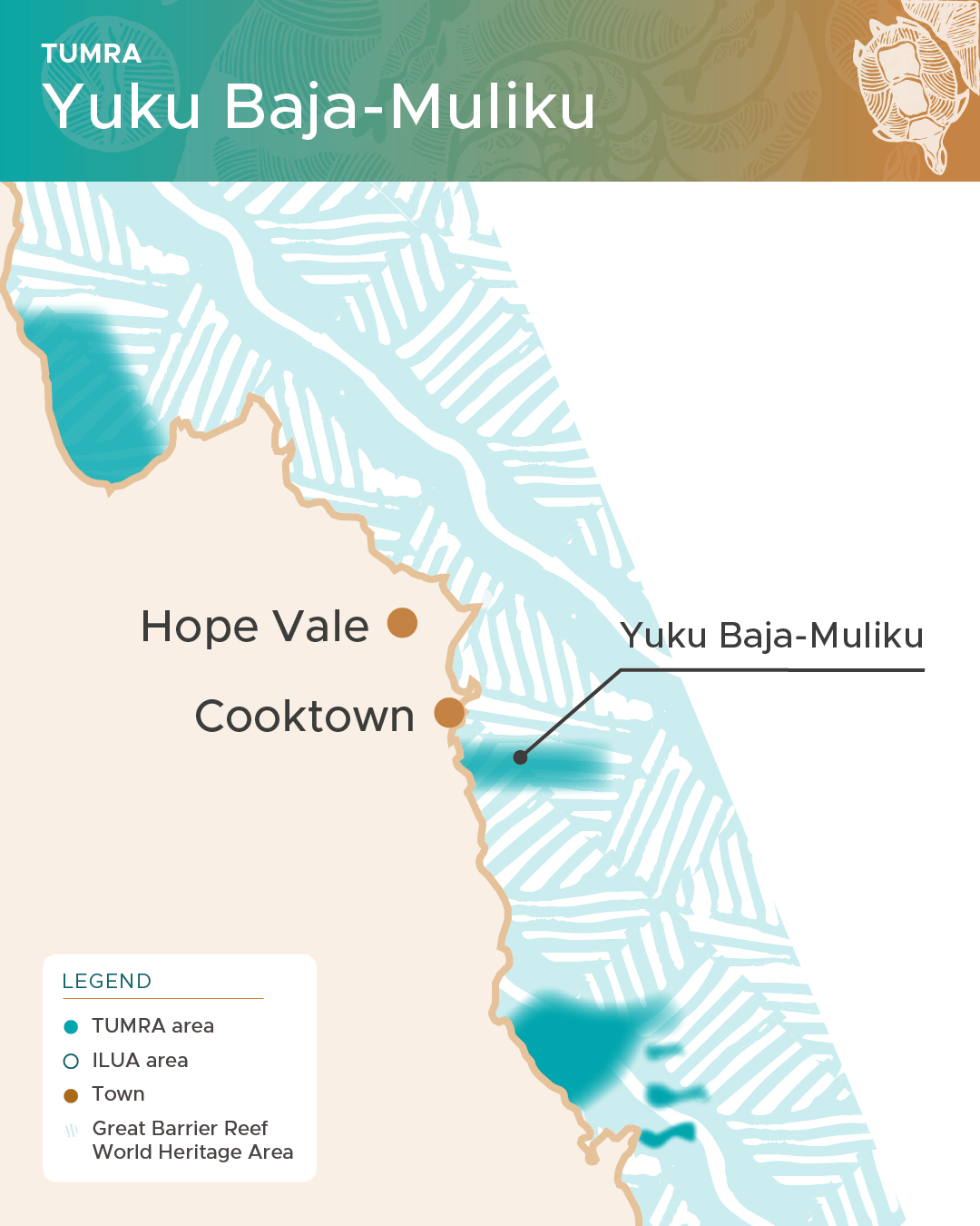 Yuku Baja Muliku TUMRA region map