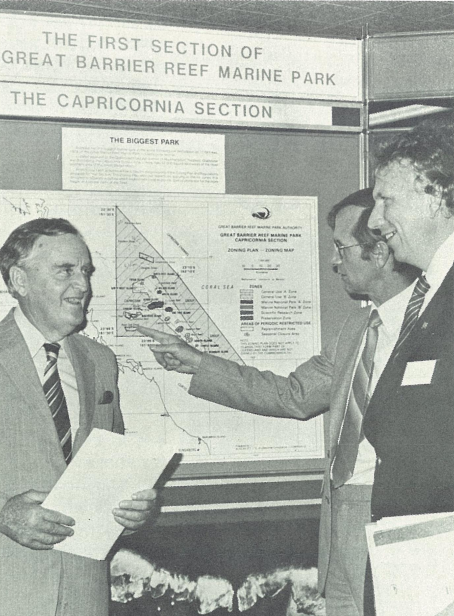 The Premier of Queensland, Chairman of the Great Barrier Reef Marine Park Authority, Minister for Home Affairs and Environment. 