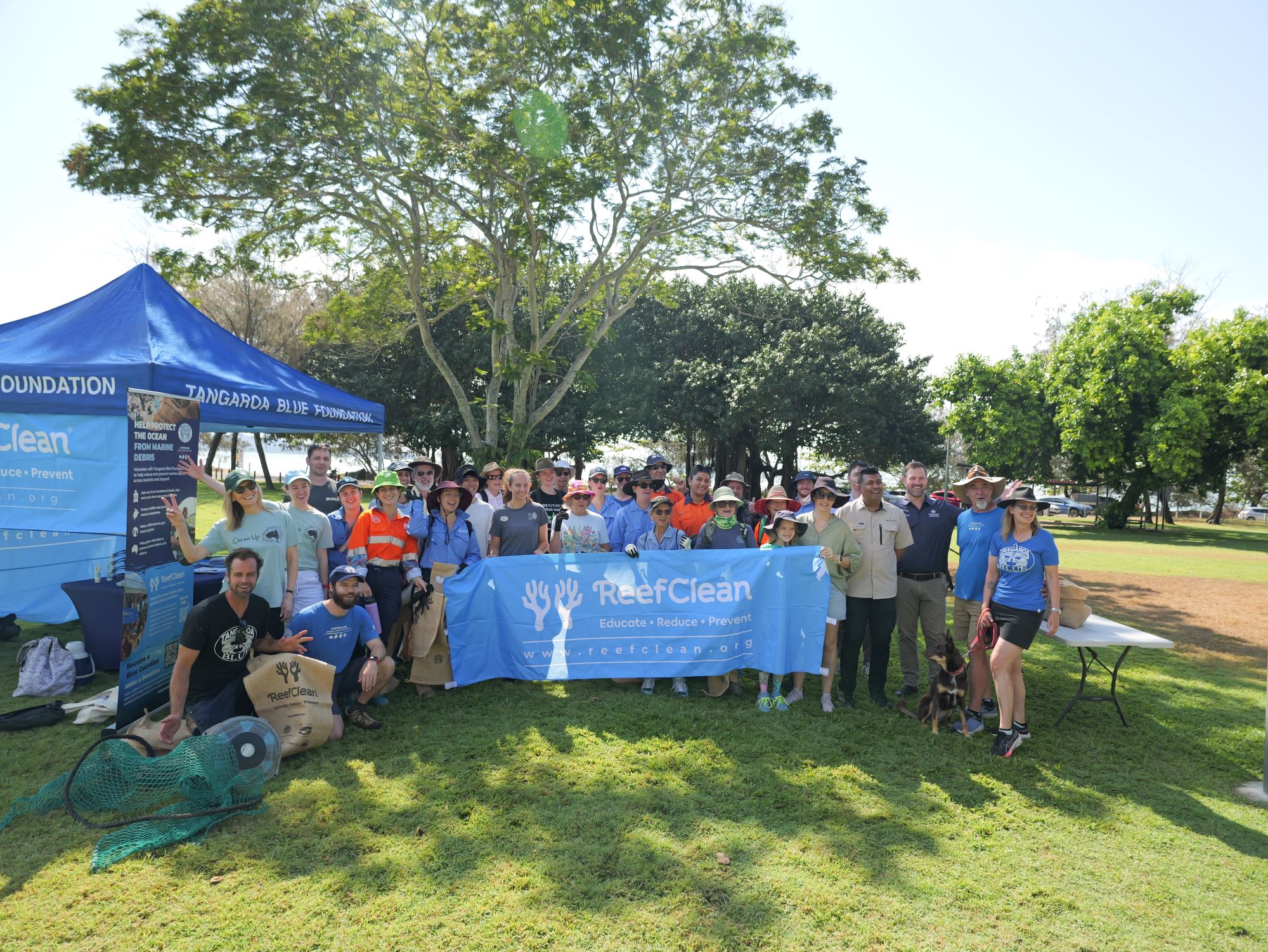 Reef Clean launch in Townsville group