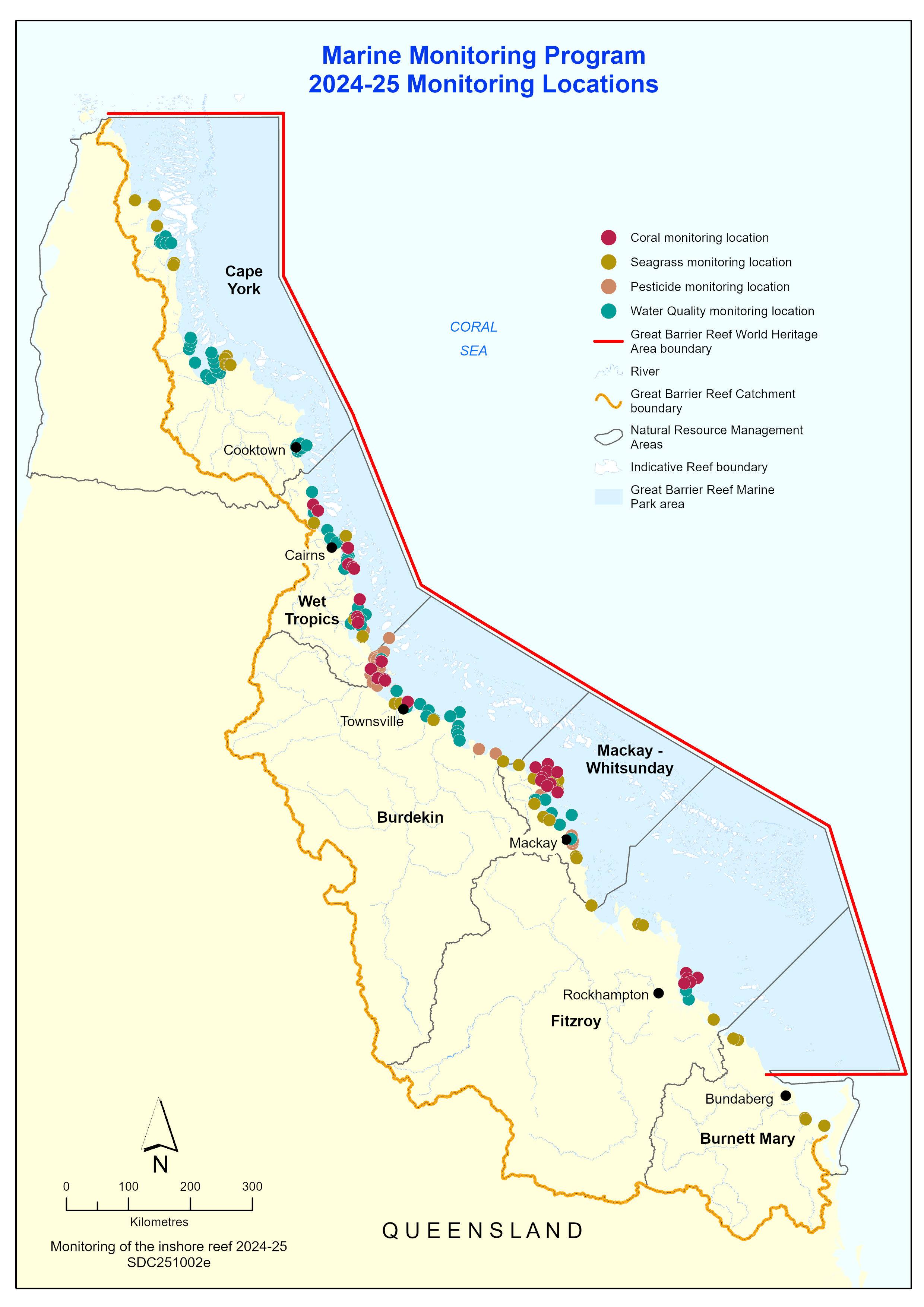 marine park monitoring map