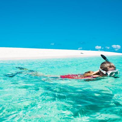 Snorkeler swimming photo - Great Barrier Reef – Australia - © Tourism and Events Queensland