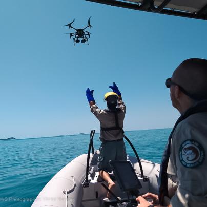 Drones in the Great Barrier Reef Reef – Australia - © QPWS - Photographer: Victor Huertas