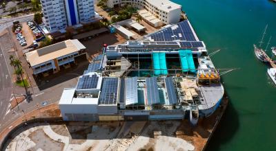 Great Barrier Reef Aquarium aerial view