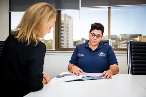 Reef Authority staff in a meeting