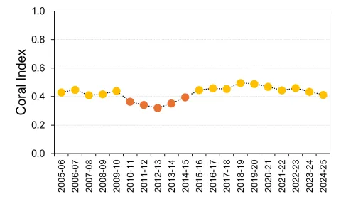 Burdekin coral graph