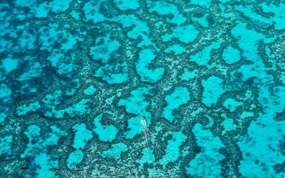    Aerial photograph of the Great Barrier Reef – © Commonwealth of Australia – (Reef Authority) - Photographer: Johnny Gaskell
