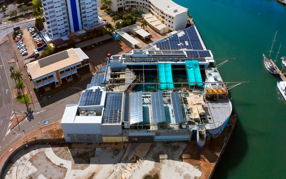 Great Barrier Reef Aquarium aerial view