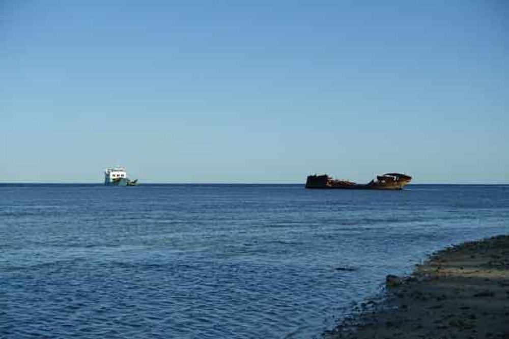 Above water monitoring post dredging at Heron Island marina, Gladstone region