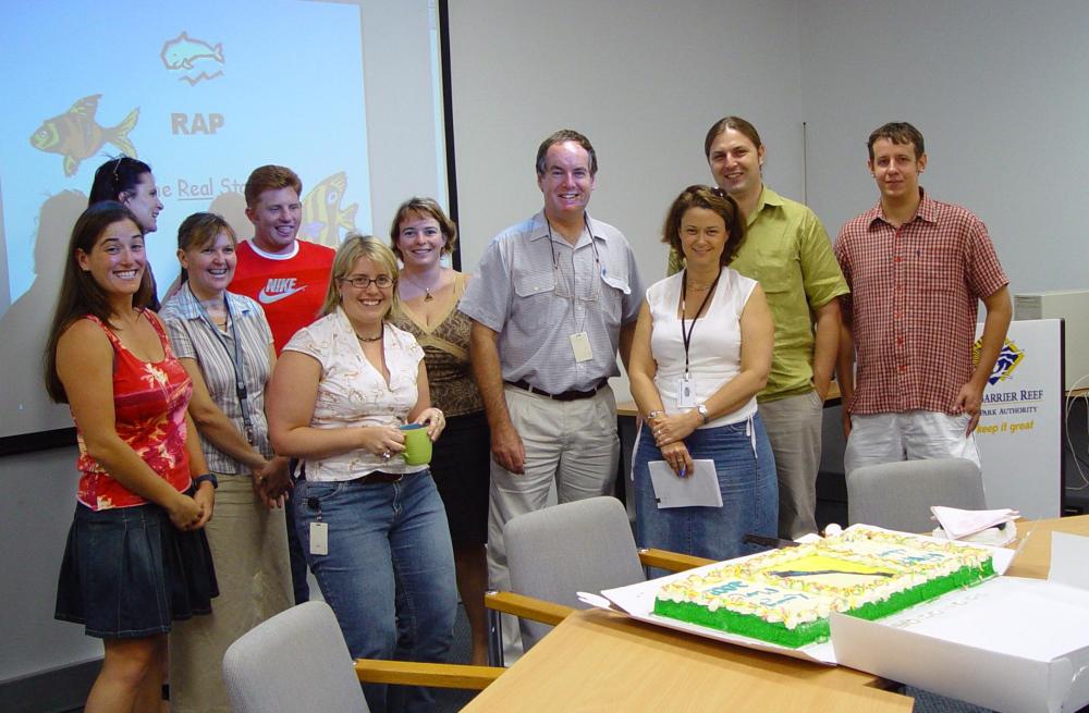 Group of staff celebrate gazetting of Zoning Plan