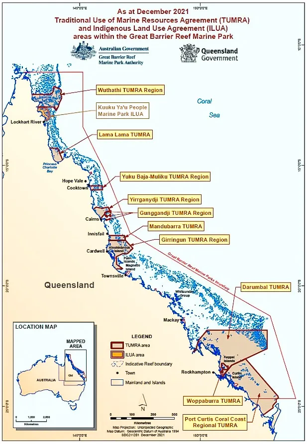 TUMRA-ILUA Map - Commonwealth of Australia (Reef Authority)