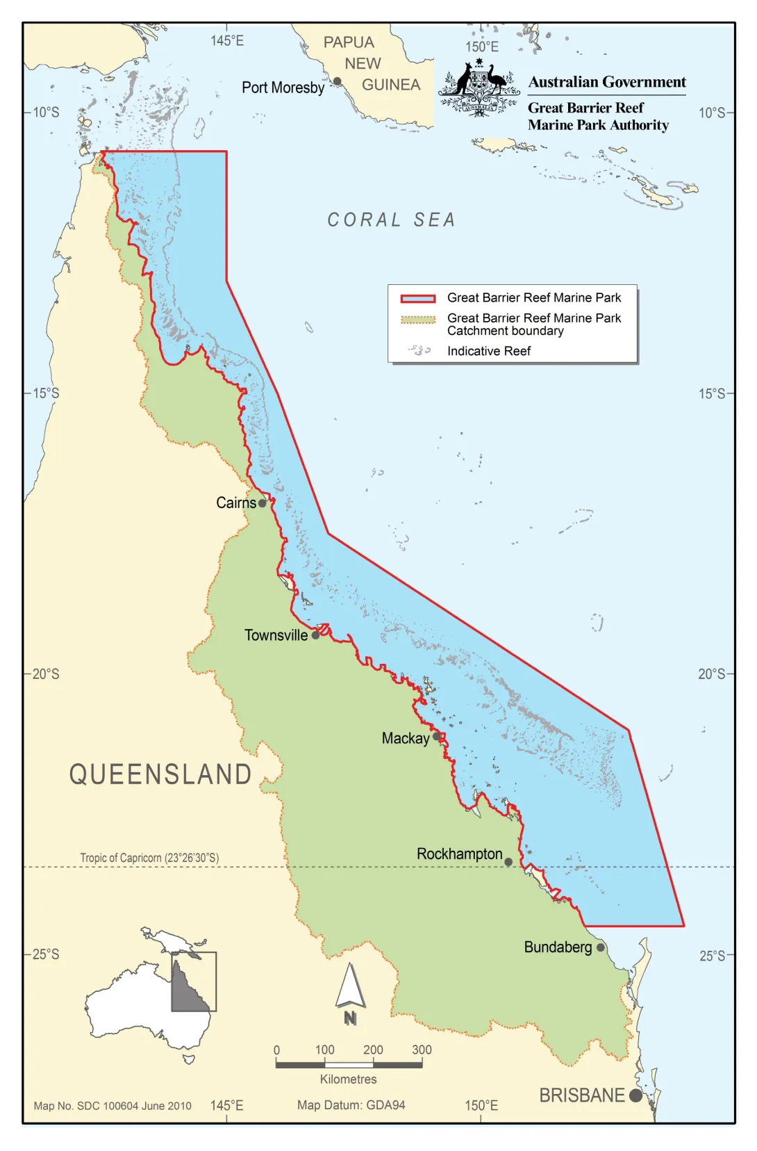 Map of Marine Park